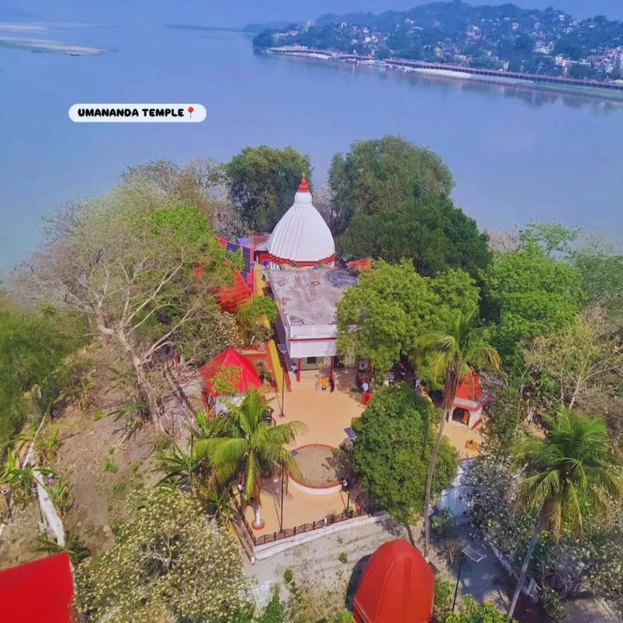 Umananda Temple
smallest river islank in the world